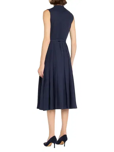 Ralph Lauren Collection Women's Kennedi Linen-Silk Belted A-Line Midi-Shirtdress - Luxnavy | Thumbnail 4 Ralph Lauren Collection Women's Kennedi Linen-Silk Belted A-Line Midi-Shirtdress - Luxnavy | Thumbnail 4