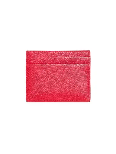Valentino Garavani Women's VLogo Signature Grainy Calfskin Card Holder - Rouge Pur | Thumbnail 2 Valentino Garavani Women's VLogo Signature Grainy Calfskin Card Holder - Rouge Pur | Thumbnail 2