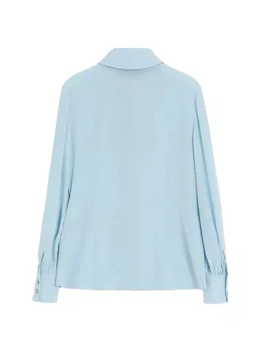 Valentino Garavani Women's Crepe De Chine Shirt - Sky Blue | Thumbnail 2 Valentino Garavani Women's Crepe De Chine Shirt - Sky Blue | Thumbnail 2