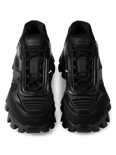Prada Men's Cloudbust Thunder Knit Fabric Sneakers | Thumbnail 2 Prada Men's Cloudbust Thunder Knit Fabric Sneakers | Thumbnail 2
