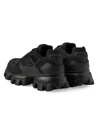 Prada Men's Cloudbust Thunder Knit Fabric Sneakers | Thumbnail 3 Prada Men's Cloudbust Thunder Knit Fabric Sneakers | Thumbnail 3