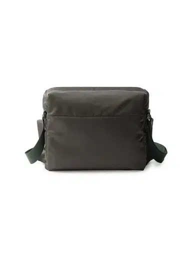Prada Men's Re-Nylon and Leather Shoulder Bag - Green | Thumbnail 3 Prada Men's Re-Nylon and Leather Shoulder Bag - Green | Thumbnail 3