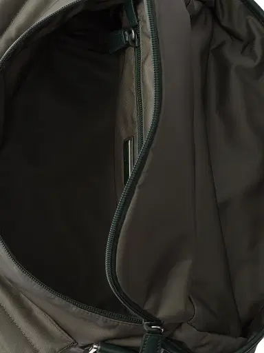 Prada Men's Re-Nylon and Leather Shoulder Bag - Green | Thumbnail 4 Prada Men's Re-Nylon and Leather Shoulder Bag - Green | Thumbnail 4
