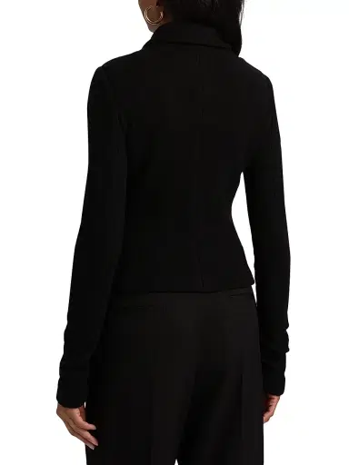 Dolce & Gabbana Women's Tailored Boiled Wool Jacket | Thumbnail 5 Dolce & Gabbana Women's Tailored Boiled Wool Jacket | Thumbnail 5