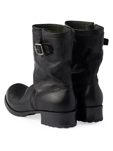 Prada Men's Leather Mid-Calf Boots - Black - Size 5 | Thumbnail 3 Prada Men's Leather Mid-Calf Boots - Black - Size 5 | Thumbnail 3