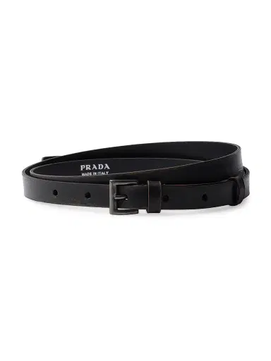 Prada Men's Leather Belt | Thumbnail 1 Prada Men's Leather Belt | Thumbnail 1