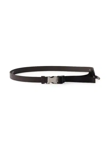 Prada Men's Leather and Woven Nylon Tape Belt - Brown | Thumbnail 1 Prada Men's Leather and Woven Nylon Tape Belt - Brown | Thumbnail 1