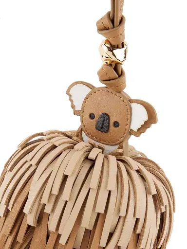 Zimmermann Women's Animal Fringed Leather Bag Charm | Thumbnail 2 Zimmermann Women's Animal Fringed Leather Bag Charm | Thumbnail 2