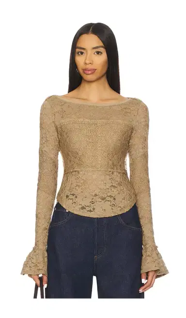 Free People Lace Layering Long Sleeve | Thumbnail 1 Free People Lace Layering Long Sleeve | Thumbnail 1