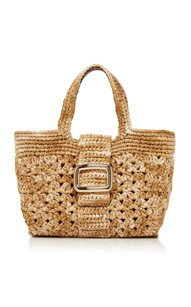 Grand Vivier Choc Raffia Crochet Tote Grand Vivier Choc Raffia Crochet Tote