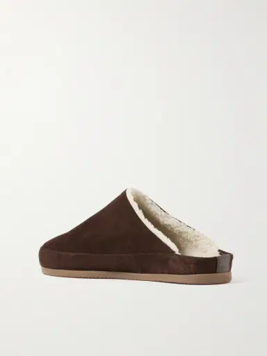 Mulo Shearling-Lined Suede Slippers - Men | Thumbnail 4 Mulo Shearling-Lined Suede Slippers - Men | Thumbnail 4