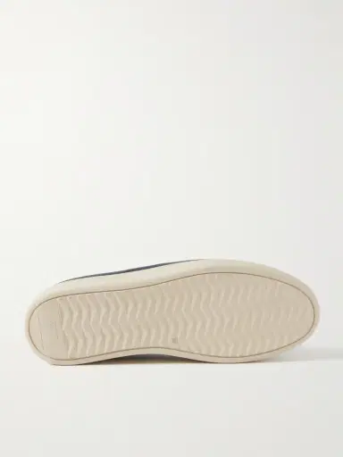 Mulo Leather-Trimmed Suede Slip-On Sneakers - Men | Thumbnail 3 Mulo Leather-Trimmed Suede Slip-On Sneakers - Men | Thumbnail 3