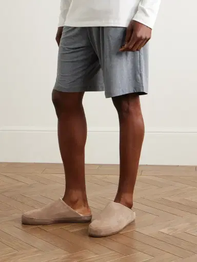 Mulo Shearling-Lined Suede Slippers - Men | Thumbnail 2 Mulo Shearling-Lined Suede Slippers - Men | Thumbnail 2