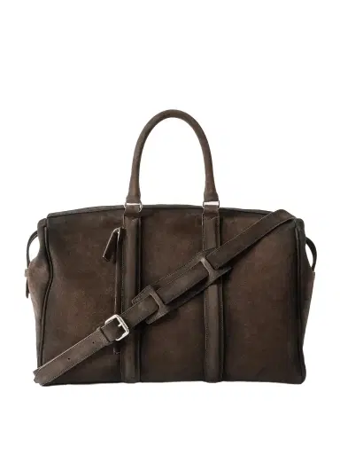 Officine Creative Quentin 009 Airbrushed Suede Weekend Bag - Men | Thumbnail 1 Officine Creative Quentin 009 Airbrushed Suede Weekend Bag - Men | Thumbnail 1