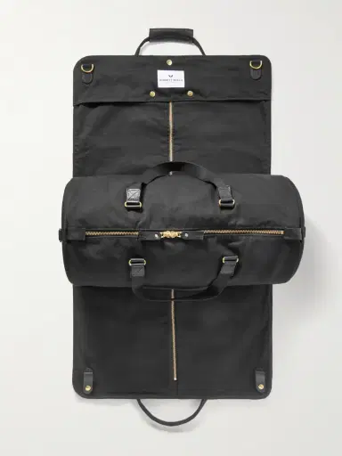 Bennett Winch Leather-Trimmed Cotton-Canvas Suit Carrier and Holdall - Men | Thumbnail 5 Bennett Winch Leather-Trimmed Cotton-Canvas Suit Carrier and Holdall - Men | Thumbnail 5