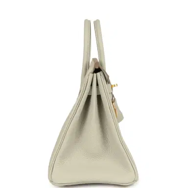 HERMÈS Hermes Birkin 25 Gris Perle Togo Gold Hardware | Thumbnail 3 HERMÈS Hermes Birkin 25 Gris Perle Togo Gold Hardware | Thumbnail 3
