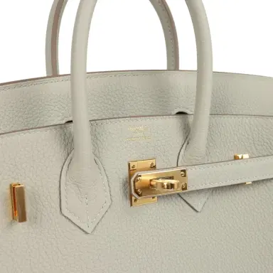 HERMÈS Hermes Birkin 25 Gris Perle Togo Gold Hardware | Thumbnail 7 HERMÈS Hermes Birkin 25 Gris Perle Togo Gold Hardware | Thumbnail 7