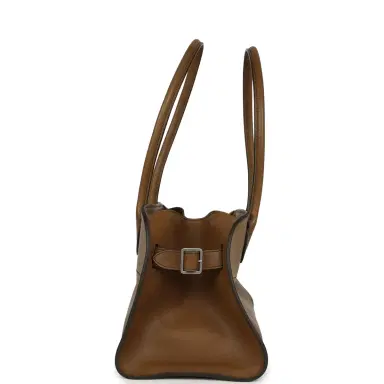 The Row The Row Margaux Shoulder 12 Muschio Saddle Silver Hardware | Thumbnail 3 The Row The Row Margaux Shoulder 12 Muschio Saddle Silver Hardware | Thumbnail 3