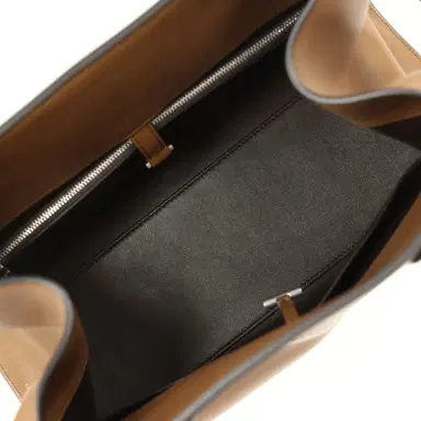 The Row The Row Margaux Shoulder 12 Muschio Saddle Silver Hardware | Thumbnail 8 The Row The Row Margaux Shoulder 12 Muschio Saddle Silver Hardware | Thumbnail 8