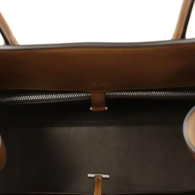 The Row The Row Margaux Shoulder 12 Muschio Saddle Silver Hardware | Thumbnail 9 The Row The Row Margaux Shoulder 12 Muschio Saddle Silver Hardware | Thumbnail 9