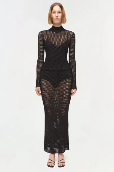 Simkhai Bexley Mesh Knit Top | Thumbnail 6 Simkhai Bexley Mesh Knit Top | Thumbnail 6