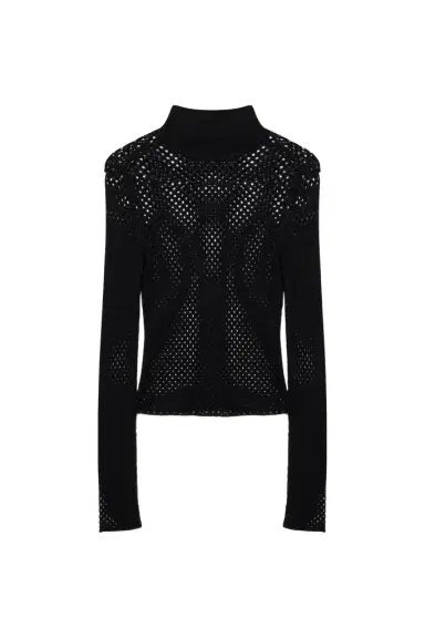 Simkhai Bexley Mesh Knit Top | Thumbnail 1 Simkhai Bexley Mesh Knit Top | Thumbnail 1