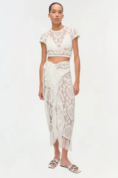 Simkhai Lidie Lace Top | Thumbnail 2 Simkhai Lidie Lace Top | Thumbnail 2