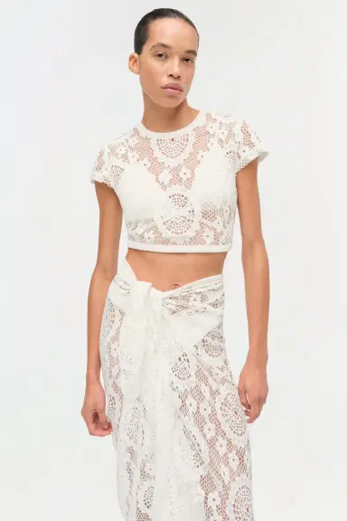 Simkhai Lidie Lace Top | Thumbnail 3 Simkhai Lidie Lace Top | Thumbnail 3