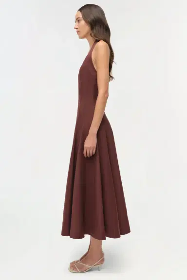 Simkhai Melissa Cotton Halter Midi Dress | Thumbnail 4 Simkhai Melissa Cotton Halter Midi Dress | Thumbnail 4