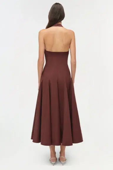Simkhai Melissa Cotton Halter Midi Dress | Thumbnail 5 Simkhai Melissa Cotton Halter Midi Dress | Thumbnail 5