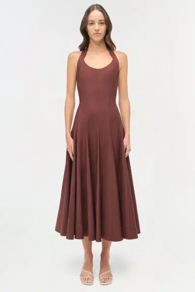Simkhai Melissa Cotton Halter Midi Dress | Thumbnail 6 Simkhai Melissa Cotton Halter Midi Dress | Thumbnail 6