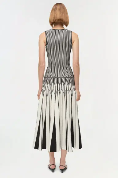 Simkhai Oaklen Illusion Knit Midi Dress | Thumbnail 5 Simkhai Oaklen Illusion Knit Midi Dress | Thumbnail 5