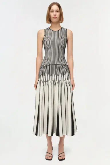 Simkhai Oaklen Illusion Knit Midi Dress | Thumbnail 6 Simkhai Oaklen Illusion Knit Midi Dress | Thumbnail 6