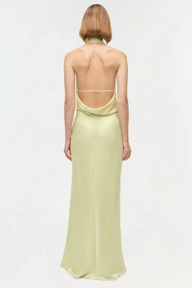 Simkhai Reannon Draped Satin Gown | Thumbnail 5 Simkhai Reannon Draped Satin Gown | Thumbnail 5