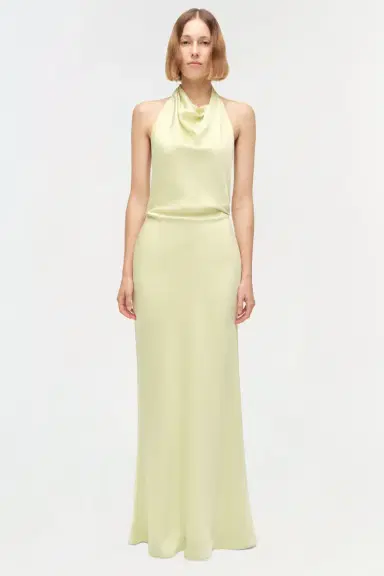 Simkhai Reannon Draped Satin Gown | Thumbnail 6 Simkhai Reannon Draped Satin Gown | Thumbnail 6