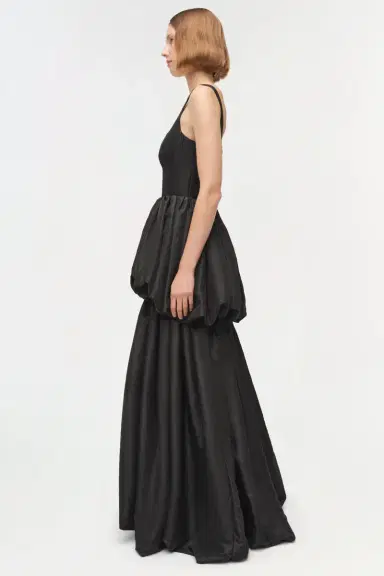 Simkhai Tabitha Taffeta Tiered Bubble Dress | Thumbnail 4 Simkhai Tabitha Taffeta Tiered Bubble Dress | Thumbnail 4