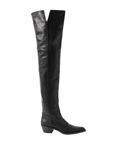 Khaite Clive Leather Over-the-knee Boots | Thumbnail 1 Khaite Clive Leather Over-the-knee Boots | Thumbnail 1