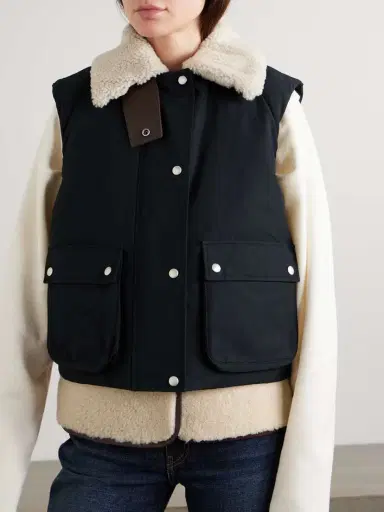 Loewe Shearling-lined Cotton-blend Gilet | Thumbnail 3 Loewe Shearling-lined Cotton-blend Gilet | Thumbnail 3