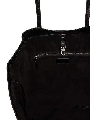 Staud Women's Maude Croc-Embossed Leather Tote Bag | Thumbnail 4 Staud Women's Maude Croc-Embossed Leather Tote Bag | Thumbnail 4