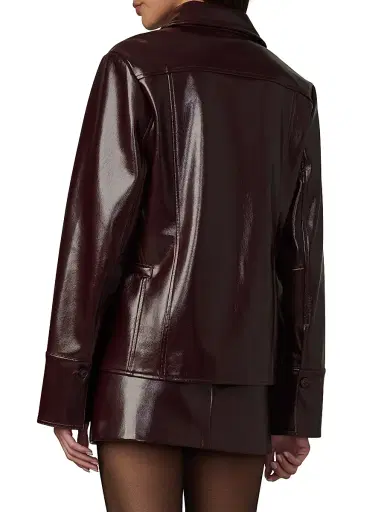 Joe's Jeans Women's The Daisy Faux Leather Jacket | Thumbnail 5 Joe's Jeans Women's The Daisy Faux Leather Jacket | Thumbnail 5