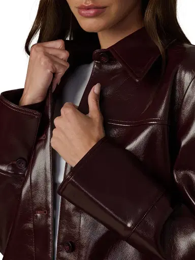 Joe's Jeans Women's The Daisy Faux Leather Jacket | Thumbnail 7 Joe's Jeans Women's The Daisy Faux Leather Jacket | Thumbnail 7