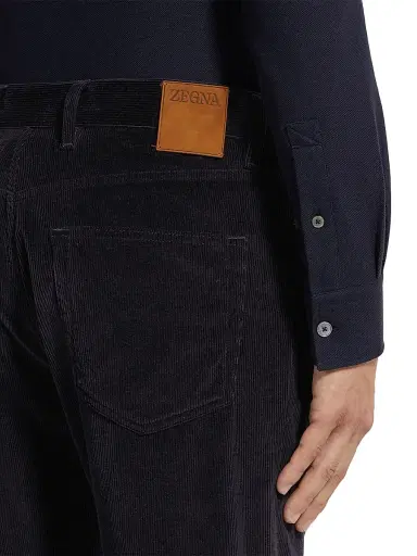 ZEGNA Men's Cashco Roccia Jeans - Dark Blue | Thumbnail 5 ZEGNA Men's Cashco Roccia Jeans - Dark Blue | Thumbnail 5