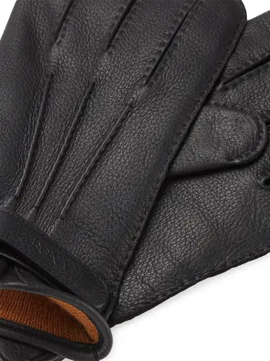 Zegna Men's Deerskin Gloves - Black - Size XL | Thumbnail 3 Zegna Men's Deerskin Gloves - Black - Size XL | Thumbnail 3
