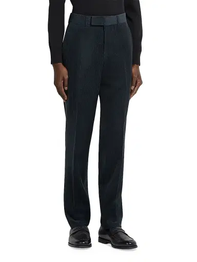 Zegna Men's Cashmere Wool and Silk Blend Pants | Thumbnail 2 Zegna Men's Cashmere Wool and Silk Blend Pants | Thumbnail 2