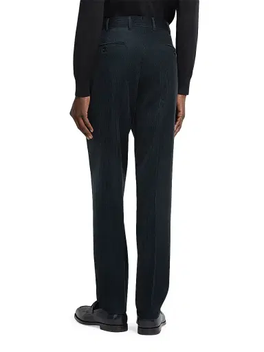 Zegna Men's Cashmere Wool and Silk Blend Pants | Thumbnail 4 Zegna Men's Cashmere Wool and Silk Blend Pants | Thumbnail 4