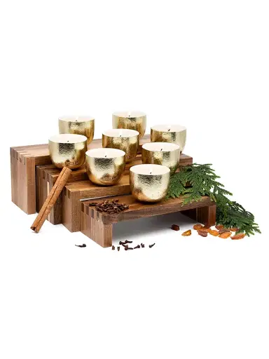 Blueme Gold Holiday 8-Piece Votive Candle Set | Thumbnail 2 Blueme Gold Holiday 8-Piece Votive Candle Set | Thumbnail 2