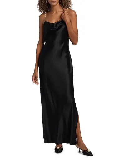 Cami NYC Women's Shallon Embellished-Silk Slip Gown - Black | Thumbnail 2 Cami NYC Women's Shallon Embellished-Silk Slip Gown - Black | Thumbnail 2