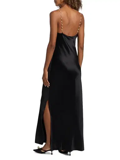 Cami NYC Women's Shallon Embellished-Silk Slip Gown - Black | Thumbnail 5 Cami NYC Women's Shallon Embellished-Silk Slip Gown - Black | Thumbnail 5