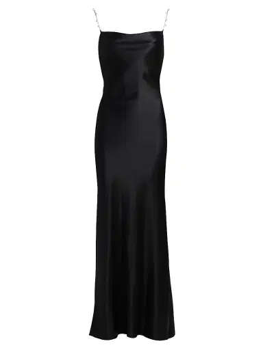 Cami NYC Women's Shallon Embellished-Silk Slip Gown - Black | Thumbnail 1 Cami NYC Women's Shallon Embellished-Silk Slip Gown - Black | Thumbnail 1