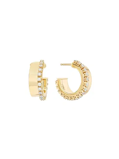 Lana Women's Vanity 14K Yellow Gold & 0.53 TCW Diamond Hoop Earrings - Yellowgold | Thumbnail 1 Lana Women's Vanity 14K Yellow Gold & 0.53 TCW Diamond Hoop Earrings - Yellowgold | Thumbnail 1